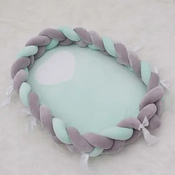 

Knot Crib Hamper for Baby Nest Cot Cushion Bebe Cradle Newborn Crawl Mattress