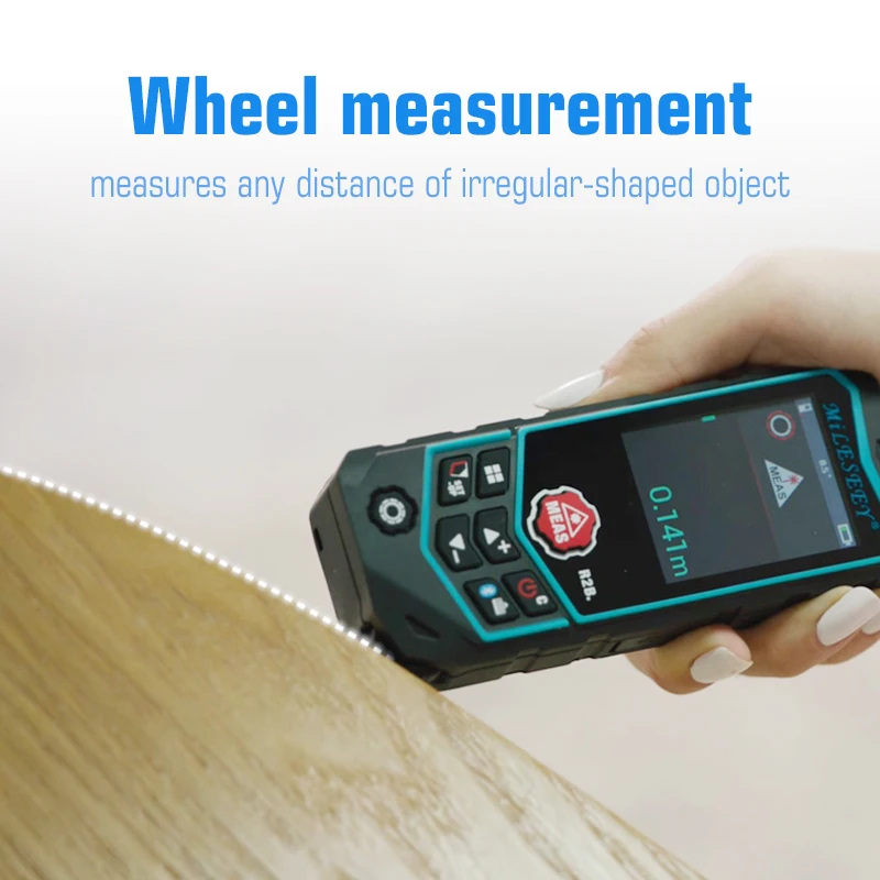 Mileseey Laser Distance Meter R2 Laser Rangefinder Laser Tape Range Finder ruler Diastimeter Curve dimension measurement