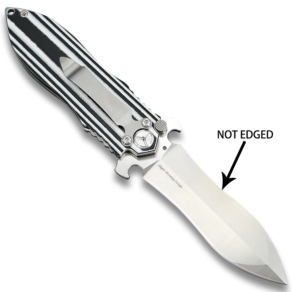 TWOSUN ножи d2 складной карманный нож Тактический охотничий нож выживания Открытый инструмент EDC шарикоподшипник Флиппер быстро открытый g10 TS46