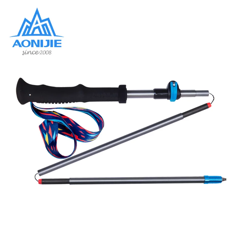 

AONIJIE Ultralight Trekking Poles Folding Walking Sticks Quick Lock Carbon Fiber Hiking Canes For Outdoor Camping Trail Running