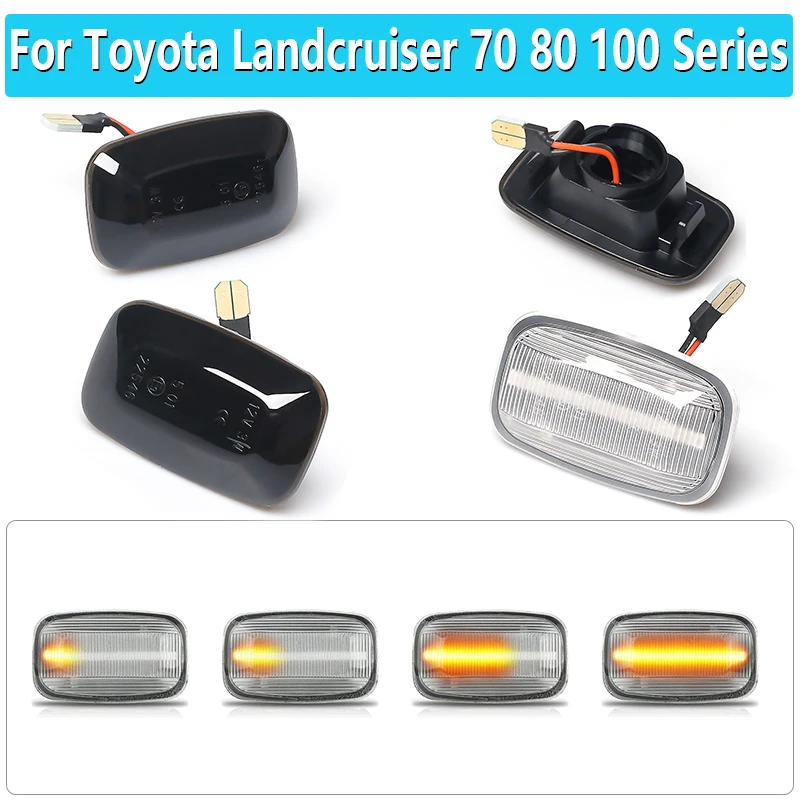 1 пара поворотники для Toyota Landcruiser 70 80 100 12 В|Сигнальная лампа| |