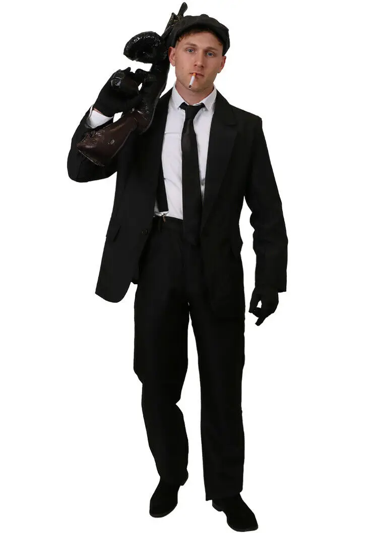 Men's 1920s Peaky Blinders Shelby Gangster Costume for Stag Do and Fancy Dress image 4