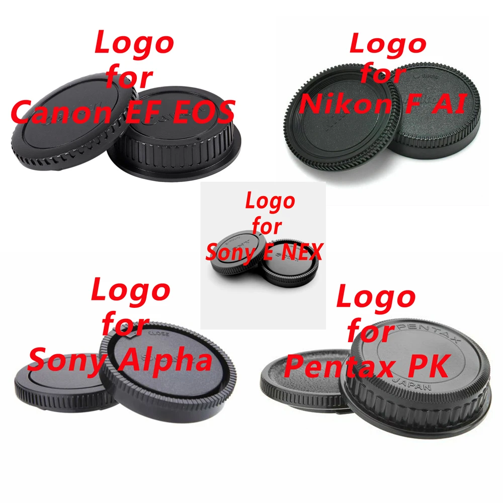 Camera Lens Cap Camera Protection Cap Lens Cover 5pcs/10pcs Set For Canon Nikon Sony Etc.