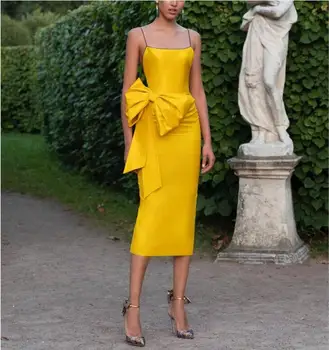 

Sexy Dress Top Quality Celebrity Night Club Fashion Elegant Vintage Bow Evening Party Dresses