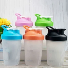 400 мл шейкер для фитнеса, бутылка для воды для спортзала, бутылка для воды с сывороточным протеиновым порошком, Спортивная бутылка для воды с мешалкой, герметичная крышка, BPA бесплатно