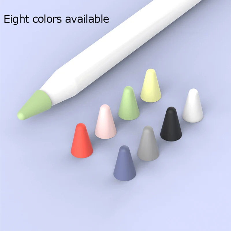Colorful Защитный чехол для планшета для Apple Pencil 1 2 чехол s Мягкая силиконовая конденсаторная ручка Крышка наконечник чехол для Apple Pencil аксессуар - Цвета: Colorful