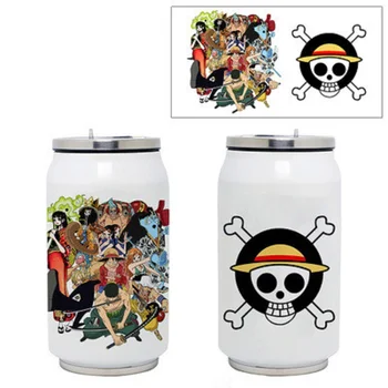 

New 1Pcs 350mL One Piece Pop can type Anime Cartoon Novelty For Gifts Birthday Party Multiple Styles Children's birthday gift