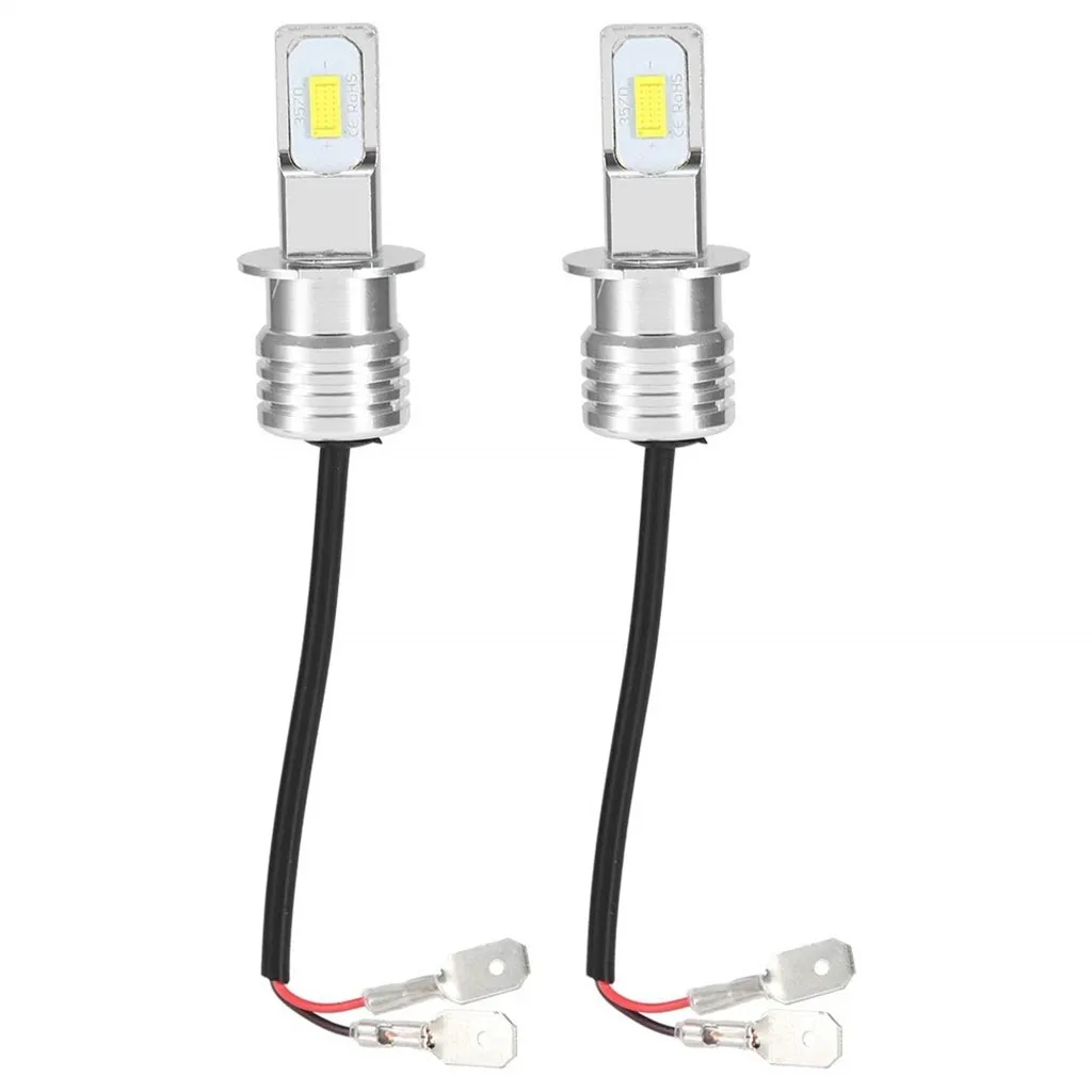 WUPP H3-80WBulbs светодиодный противотуманных фар автомобиля фары 6000 К 80 Вт 1100LM отражатели 2 шт мощностью 12 V-24 V, вождения, бега, фары, аксессуары для автомобиля Dec