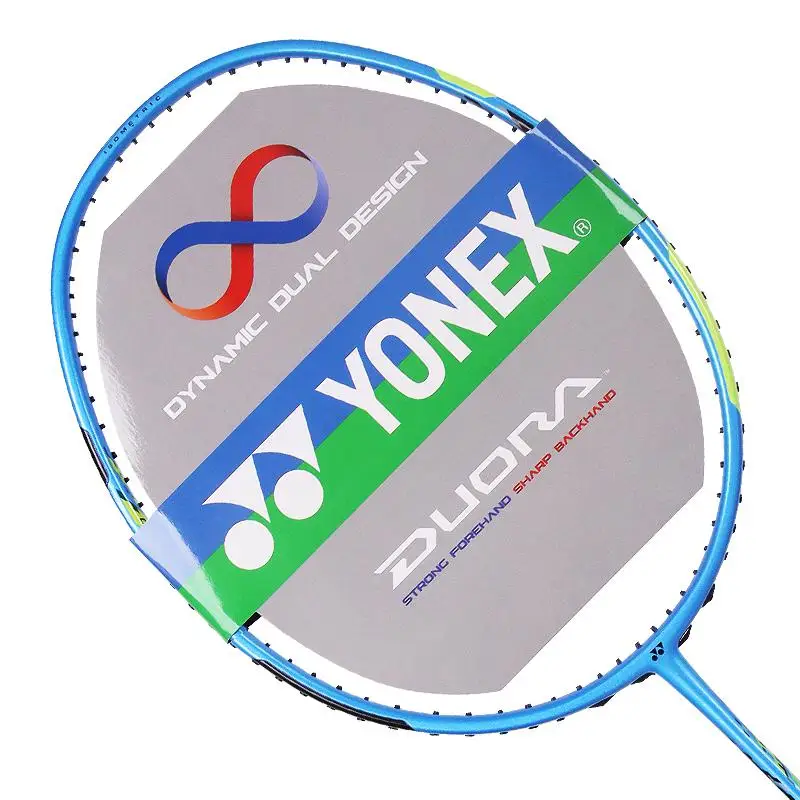 Натуральная ракетка для бадминтона Yonex Yy Duora 55, круглый из карбона, волокно, ракетка для бадминтона - Цвет: DUORA 55