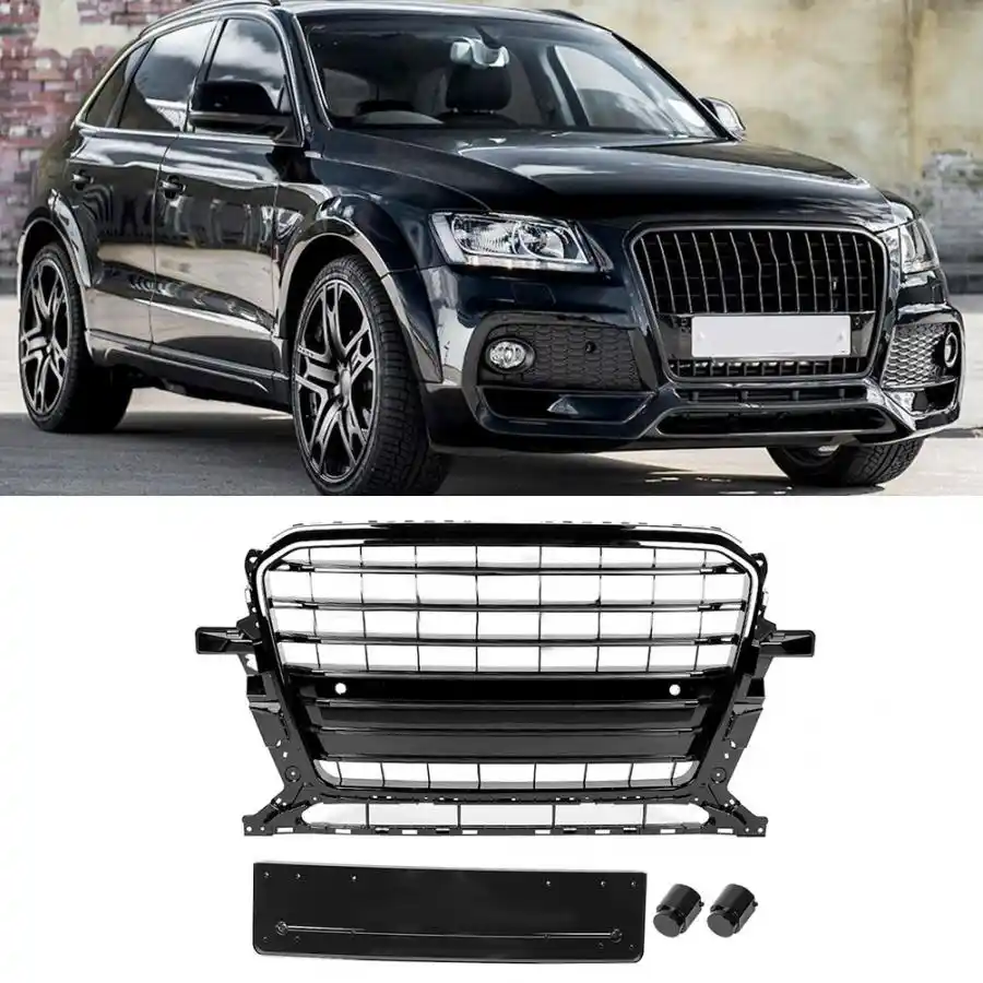 RSQ5 Style Car Front Bumper Grille Grill for Audi Q5/SQ5 8R 09 12 Car