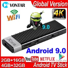 Мини Смарт ТВ-приставка Android 9,0 X96S TV Stick 4 Гб RAM DDR3 TV Dongle Amlogic S905Y2 2,4G & 5G Wifi BT4.2 60fps 4K TV Box медиаплеер(China)