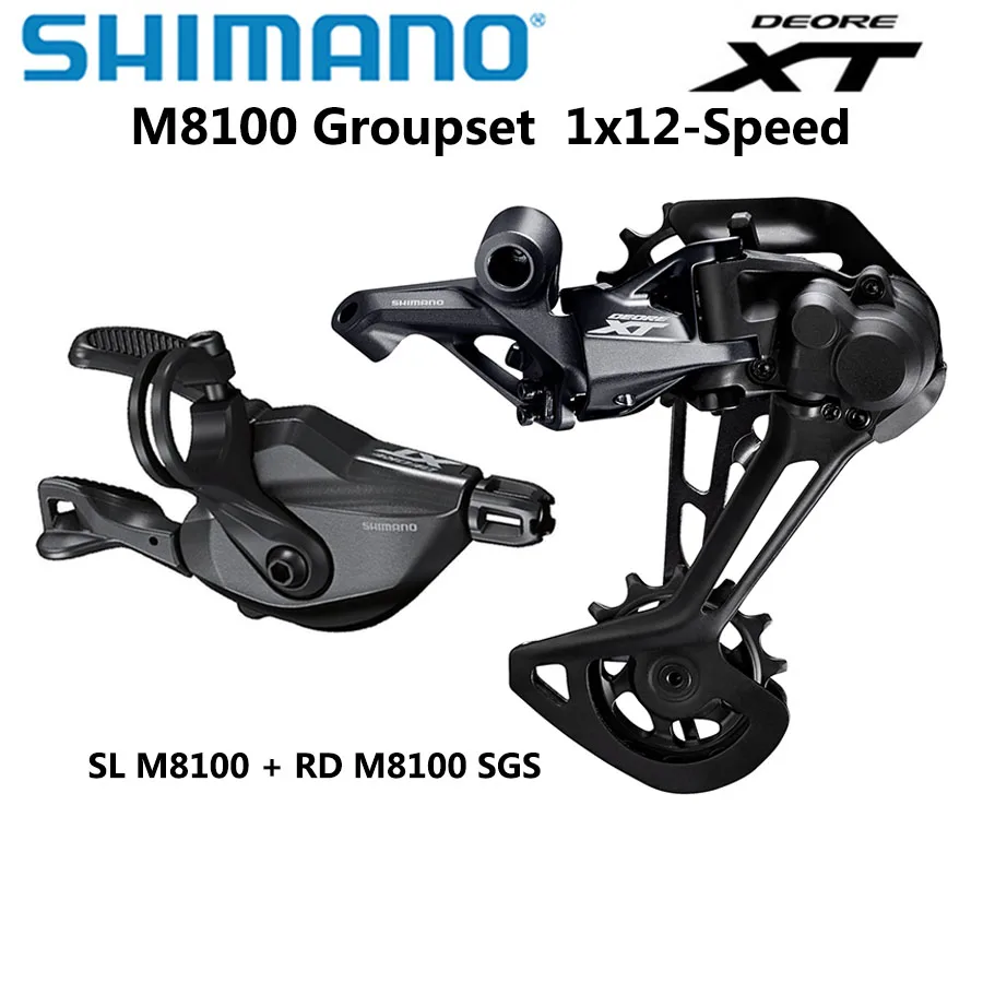 Shimano DEORE XT M8100 набор групп горного велосипеда 1x12-скоростной SL+ RD M8100 задний переключатель m8100 рычаг переключения передач