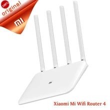 Xiaomi Mi Wi-Fi маршрутизатор 4 Wi-Fi повторитель 2,4G/5 ГГц 128 МБ двухдиапазонный двухъядерный DDR3-1200 1167 Мбит/с приложение управление беспроводной маршрутизатор