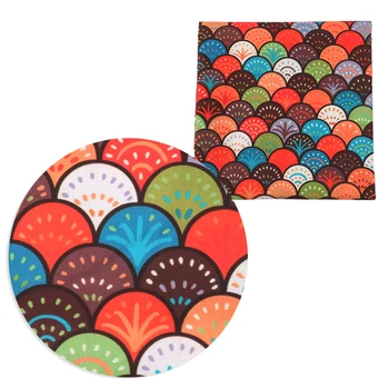 

50*140cm Fish Scale 4 Ways Stretch Double Brushed Poly knit Fabric For Sewing DIY Clothes Quilting for Sewing Tilda Doll,c10714