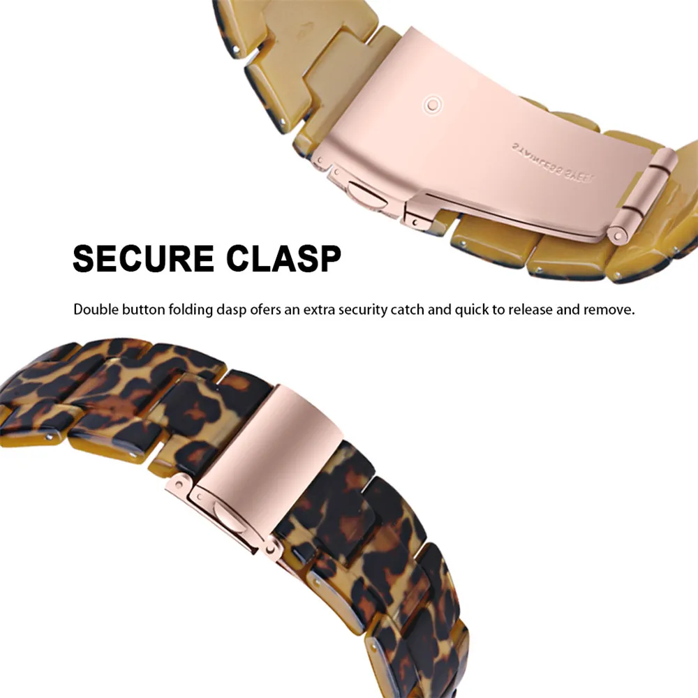 Resin Watch Strap for Watch Band 42mm 38mm 44mm 40mm Metal Buckle Wrist Bracelet for Series 6 SE 5 4 3 2 1