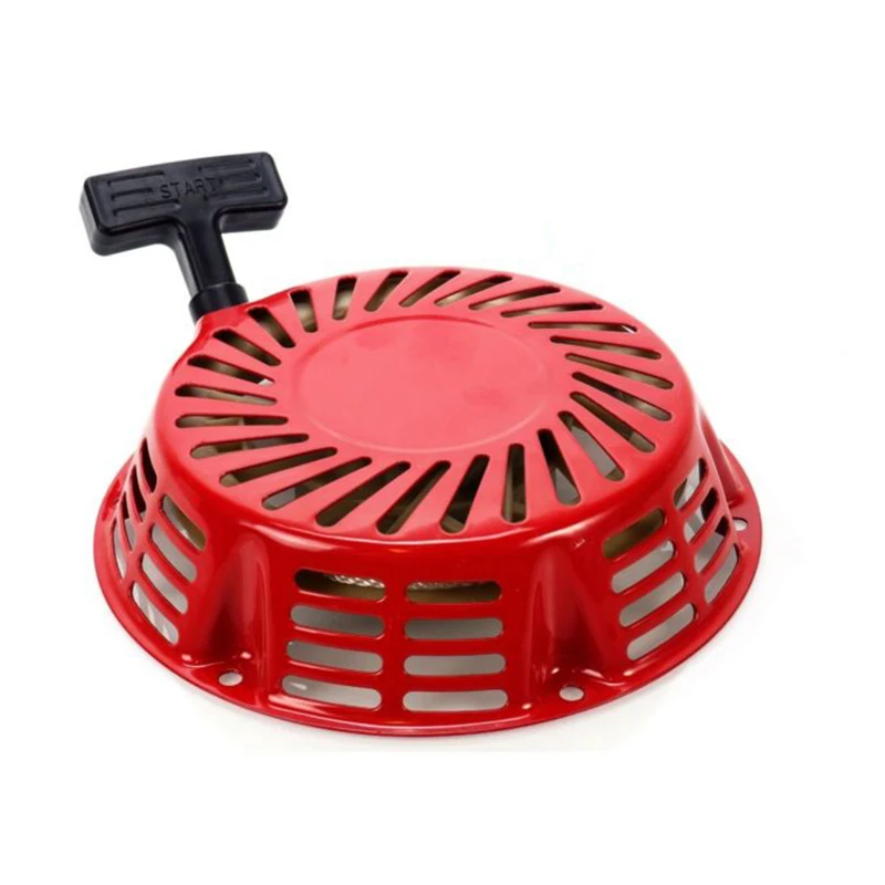 

High Quality Pull Start Starter For Honda GX240 GX270 Accessory Metal Shell Metal Housing Red Tool Parts