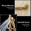 Antique Black Bronze Phone Style Bathtub Shower Faucet Copper Spray Wall-Mounted Hot And Cold Faucet Bathtub Shower System 6