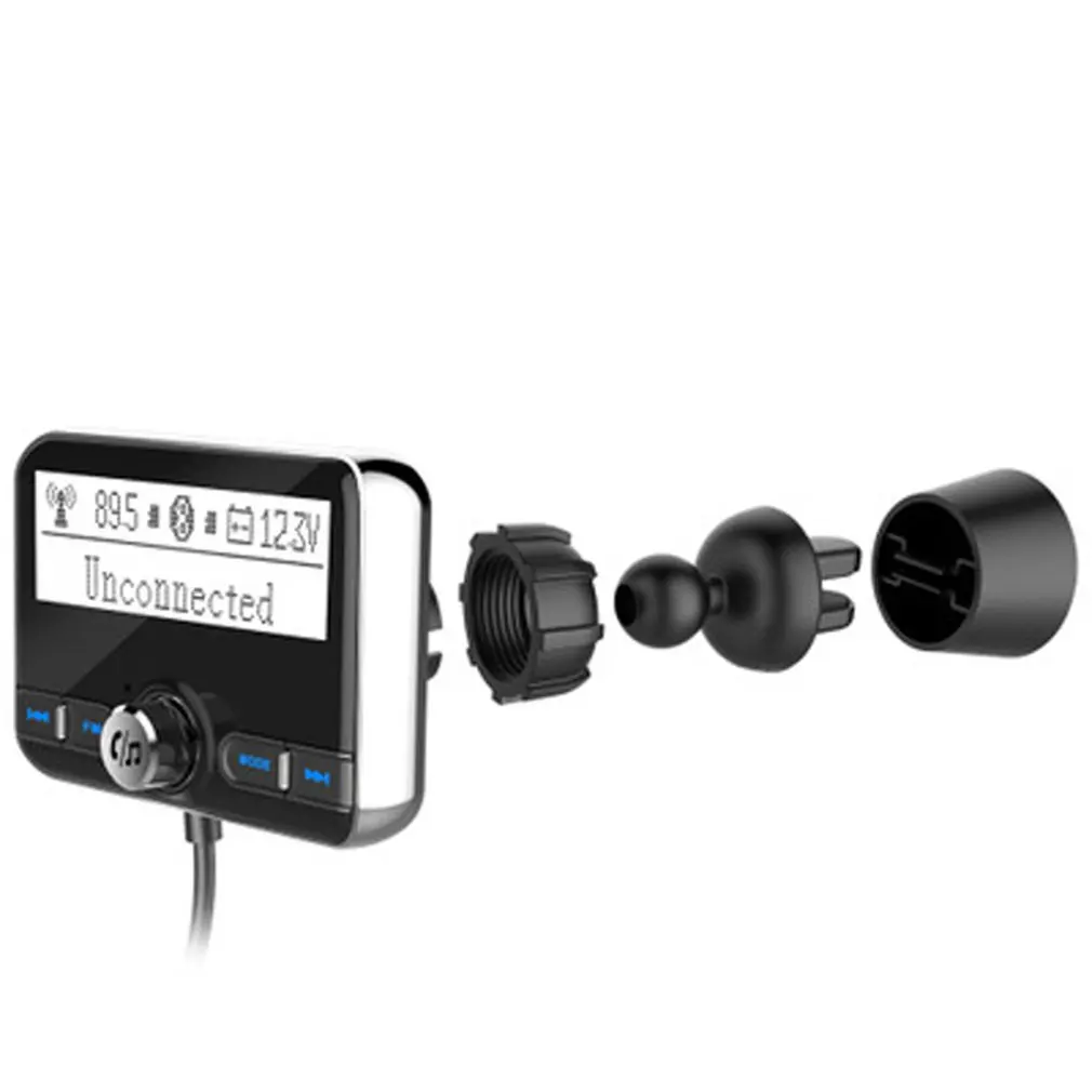 Fm-передатчик Aux модулятор Bluetooth Handsfree автомобильный комплект автомобильный аудио mp3-плеер с 3.1A Быстрая зарядка двойной USB Автомобильное зарядное устройство комплект