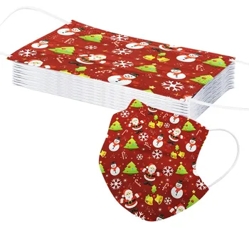 

20PCS Children's Mask Disposable Christmas High Quality Mask Outdoor 3ply Earhook Маска Mascarilla Máscara For Men masques