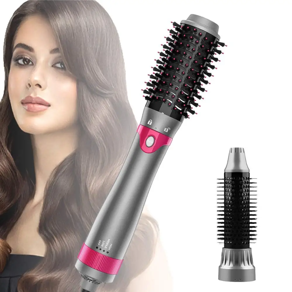 

One Step Electric Hot Air Brush Multifunctional Negative Ions Hair Blow Dryer Straightener Brush Smooth Frizz & Ionic Technology