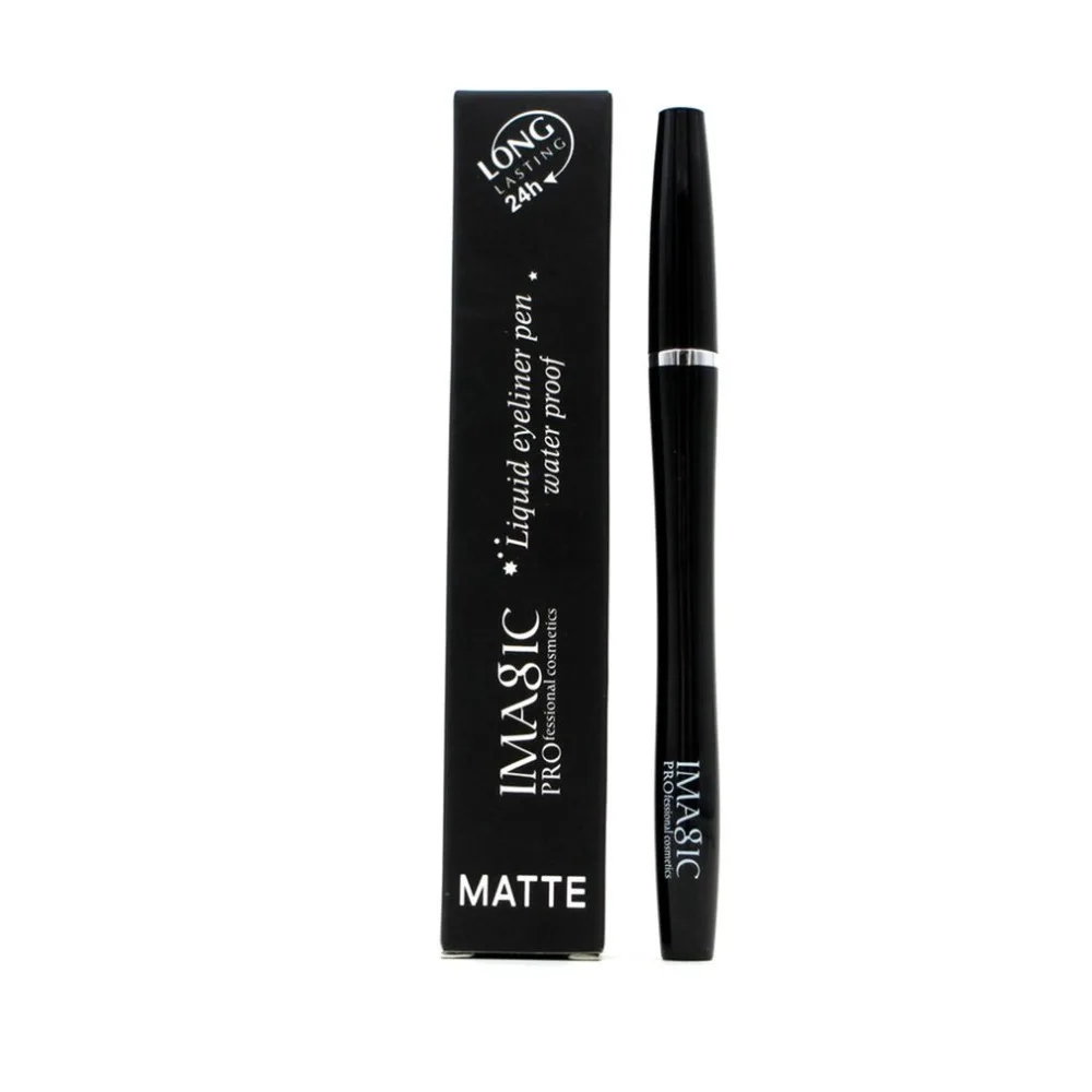 

Black Smooth Eyeliner Pen Long Lasting Quick Dry Waterproof Beauty Makeup Cosmetic Tool Sweat-proof Eye Line Pen 2018 HOT Sale
