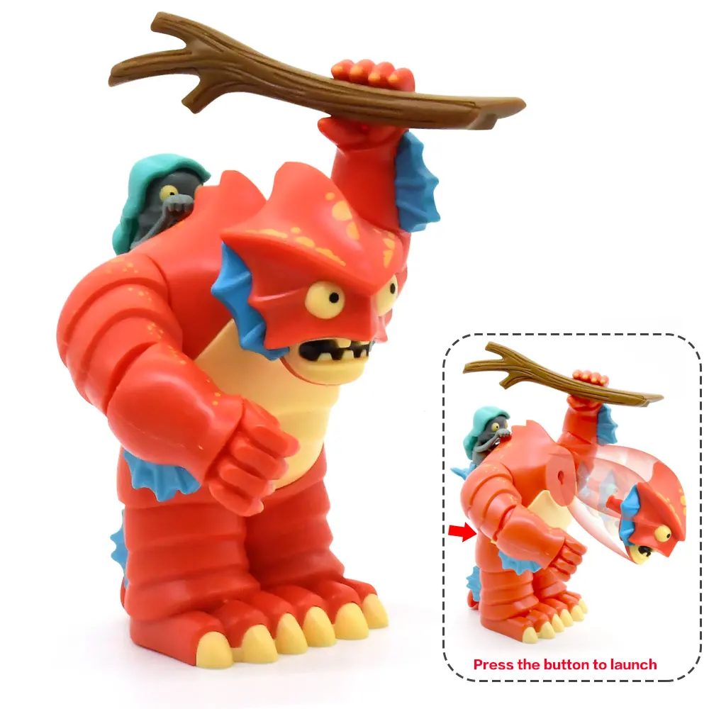 thumbnail image 1 of 1 pieza nueva PLANTAS VS ZOMBIES PVZ Pea Shooter Boss figura de acción modelo muñecas de juguete Shooting Dave Allstar juguete niños regalos para niños, 1 of 5