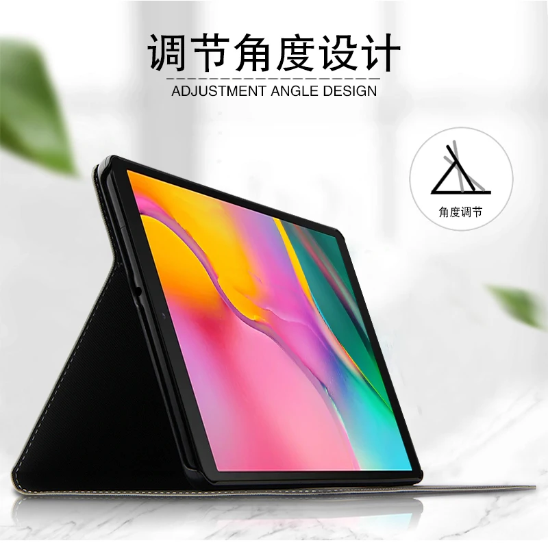 Для samsung Galaxy Tab A 10,1 защитный чехол из искусственной кожи с подставкой для samsung Tab A SM-T510 SM-T515 10," чехол для планшета