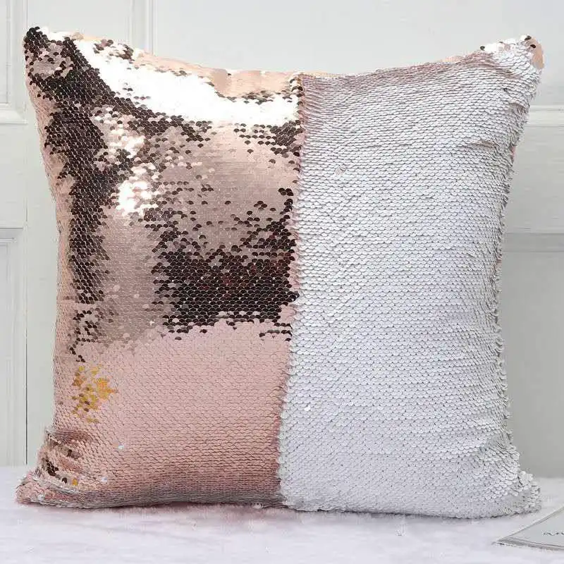 sequin pillow cover