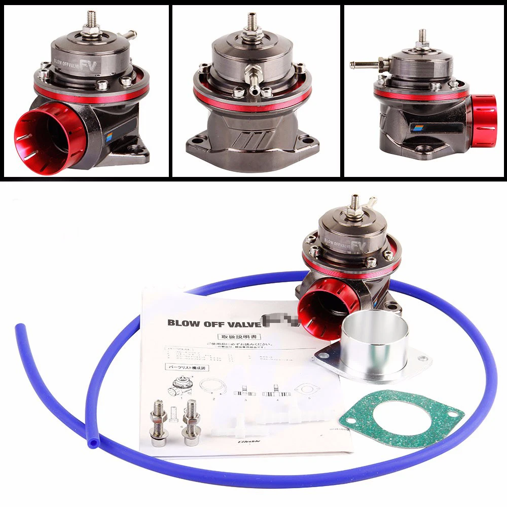 Aluminum Universal Gr**dy Type FV BOV Universal Blow Off Valve (10PSI) BOV-FV FV BOV Blow Off Valve Kit Type Gunmetal