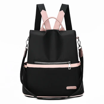 

Fashion Anti-theft Women Backpacks Famous Brand Ladies Large Capacity Back Pack High Quality Waterproof Oxford Women Backpacks