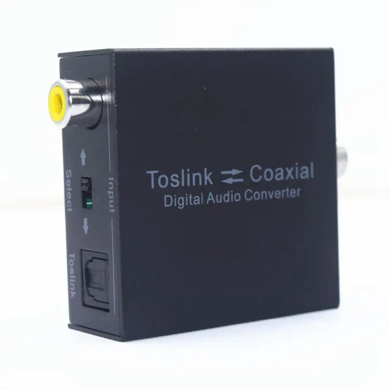 Оптический для коаксиальный, оптический SPDIF Toslink для коаксиального и коаксиального для оптического SPDIF Toslink двунаправленный Swtich цифровой аудио Conve