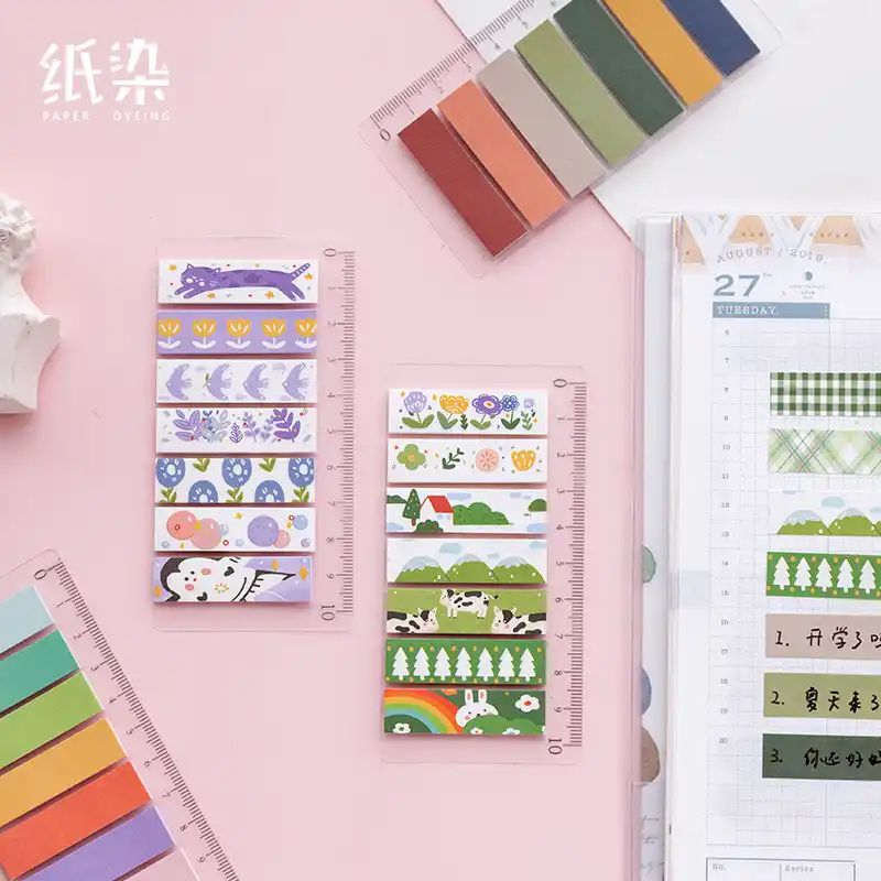 2pcs Cloud Sticky Notes Memo Pad Bookmark Index Flag Sticker Planner Decoration