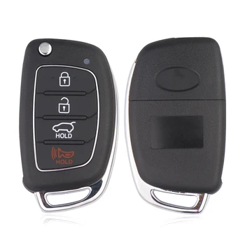 Keyforkessportachiavi a distanza Shell Fob 4 pulsanti Flip pieghevole per HYUNDAI Mistra Santa Fe Sonata Tucson Accent I30 I40 I45 lama TOY40 - YIQIXIN portachiavi a distanza Shell Fob 4 pulsanti Flip pieghevole per HYUNDAI Mistra Santa Fe