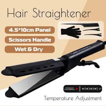 

Straightening Irons Professional Thermal Four-gear Temperature Adjustment Ceramic Tourmaline Heating Plate Hair Straightener