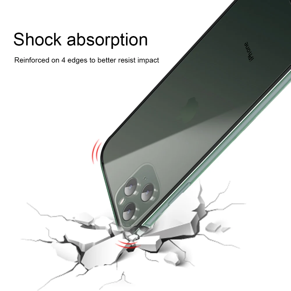 Для iPhone 11 Pro Max силиконовый металлический противоударный чехол для iPhone 11 X XS Max XR 7 8 plus роскошный бампер чехол Аксессуары