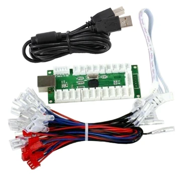 

USB Encoder DIY Arcade Kit Joystick Chip PC Control Board for KOF Street Fighter Arcade Game Kit