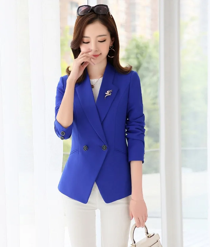 

2019 Autumn Clothing New Style Korean-style Slim Fit Long-sleeved Upper Garment Women's Short Spring And Autumn WOMEN'S Dress Su