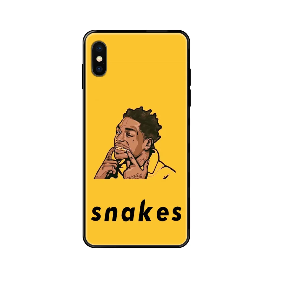kodak black rap singer Phone case For iphone 4 4s 5 5S SE 5C 6 6S 7 8 plus X XS XR 11 PRO MAX 2020 black art prime fashion Etui