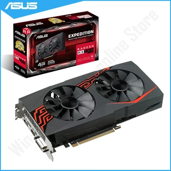 

Asus EX-RX580 2048SP-4G Graphics Card 1294MHz 4G 7000MHz 256Bit DDR5 PCI Express 3.0 X16 Radeon RX 580 Computer Video Card