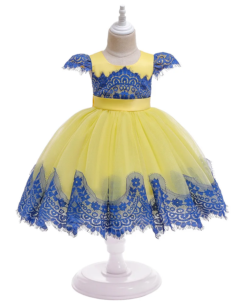 Детское платье принцессы Белоснежки на Хэллоуин, платье Спящей красавицы, платье для костюмированной вечеринки, детское платье с цветами, костюм