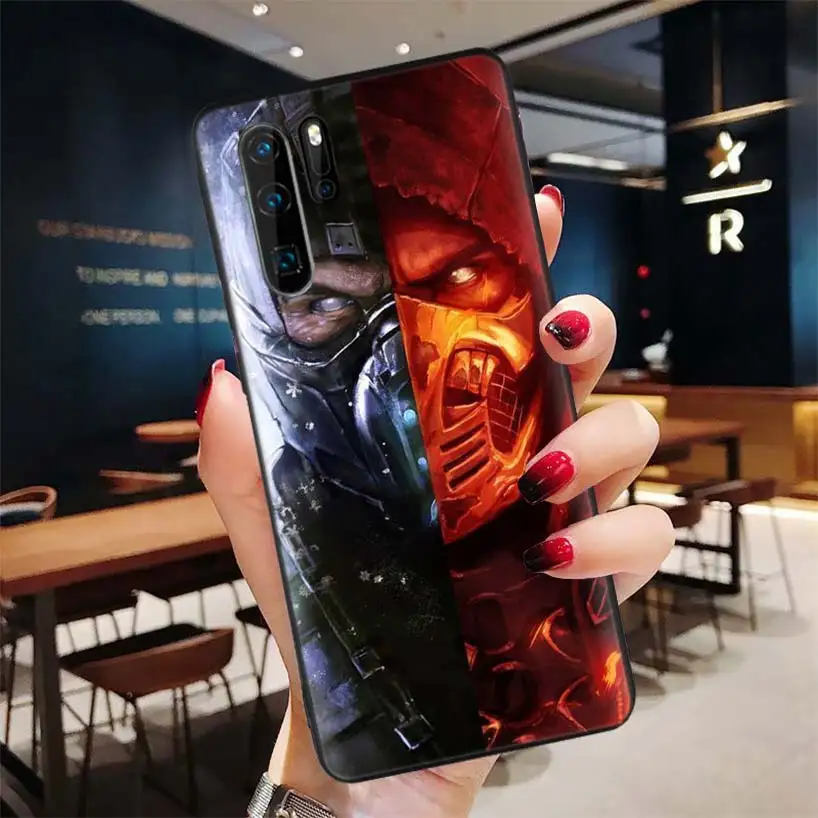 Черный мягкий чехол для huawei P30 P20 P10 Lite Pro P Smart Z mate 30 10 20 Lite чехол для телефона - Цвет: BD247-1