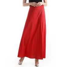 Женская свободная юбка макси, винтажная элегантная длинная юбка, осенняя мода, эластичная талия, плотная плиссированная юбка, jupe femme