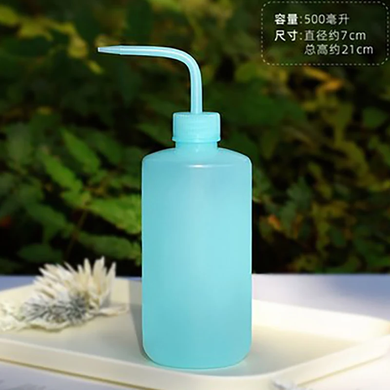 250/500ml Watering Pot Long Curved Transparent Water Bottle Liquid Container Spray Bottle Kettle 1 Pcs watering can