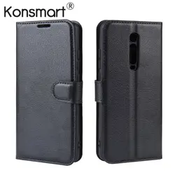 KONSMART 2019 книжный чехол красный mi K20 Pro глобальная версия Флип кожаный чехол для телефона Xiaomi mi 9T Pro 6/64 128GB 6,39"