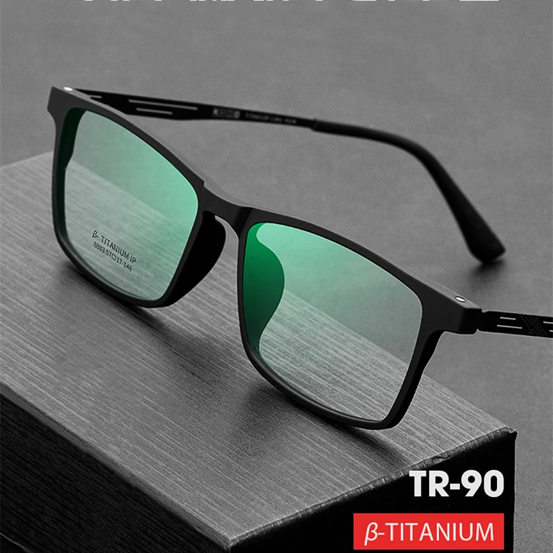 Eyeglasses Frames Eyeglass Frames Square Eyeglasses Myopia Glasses Optical Glasses YIMARUILI Full Frame Large TR90 Eyewear Myopia Hyperopia Optical Prescription Glasses Frame Men Y8883