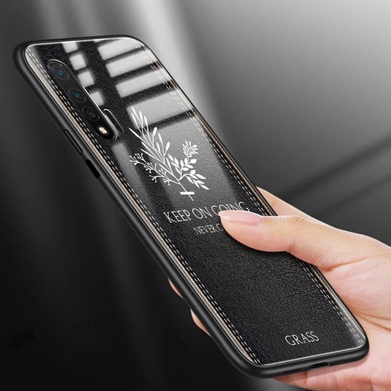 Для huawei nova 6 Чехол nova 6 se Противоударная задняя крышка для huawei nova 6 se чехол из закаленного стекла для телефона для huawei nova 6se оболочка