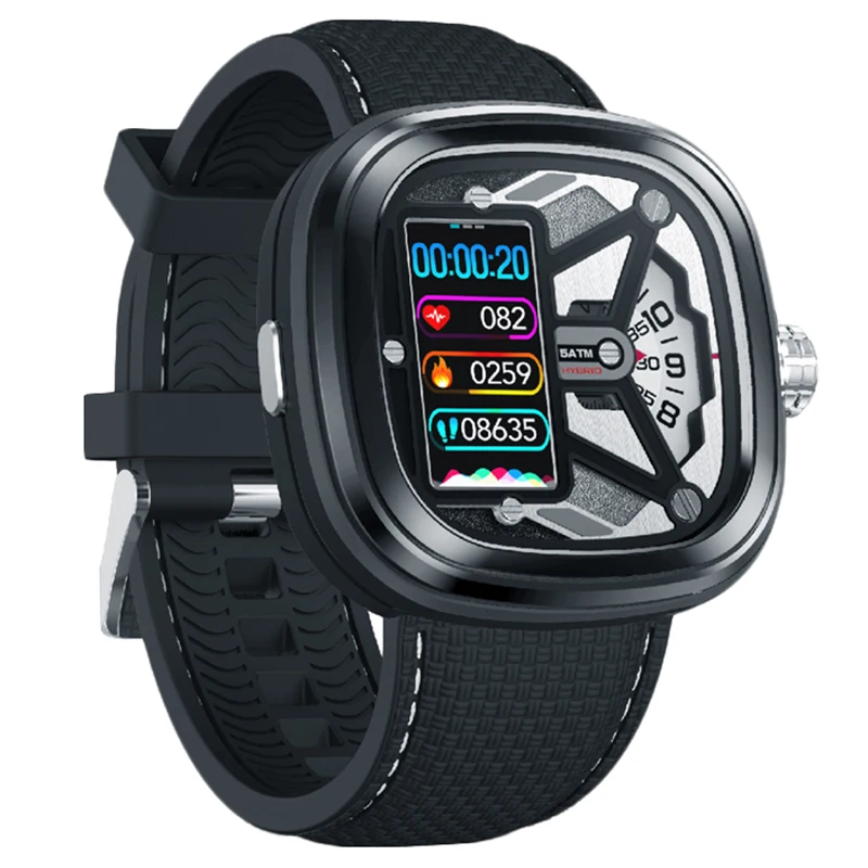 ABKT-Zeblaze Hybrid 2 Smartwatch Heart Rate Blood Pressure 50M Waterproof Exercise Tracking Sleep Tracking Smart Notifications