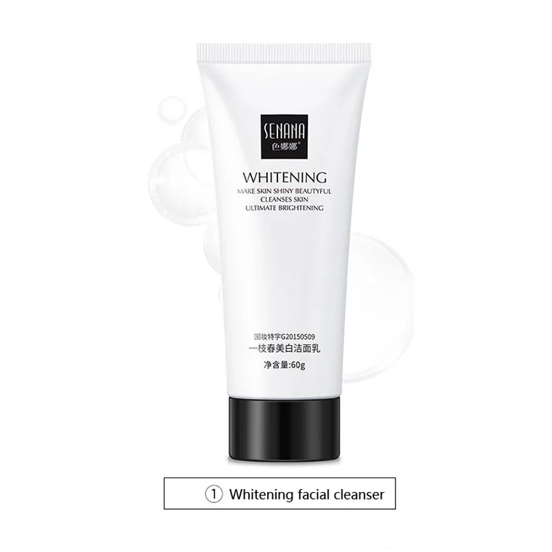 Whitening Аминокислотное очищающее средство для лица скраб для лица Очищающий увлажняющий увлажняющая маска для лица контроль масла сужение пор для питания кожи уход - Цвет: Whitening