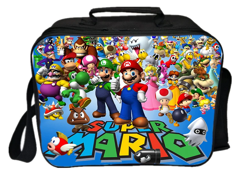 Gran venta Super Mario, bolsa de almuerzo para Trabajador, bolsa térmica para hombres, mujeres y adolescentes, nueva hermosa caja de almuerzo portátil para estudiantes GmJXr9QWd