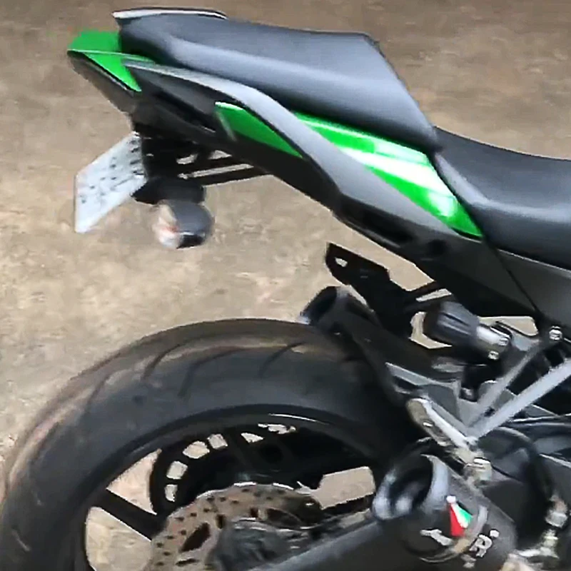 Для Kawasaki Versys 1000 LT KLE 1000 задний хвост аккуратный держатель номерного знака Кронштейн Fender Eliminator комплект алюминиевый черный